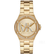 Michael Kors Women’s Quartz Gold Stainless Steel Gold Dial 37mm Watch - MK1062 mk1062 - Image 1