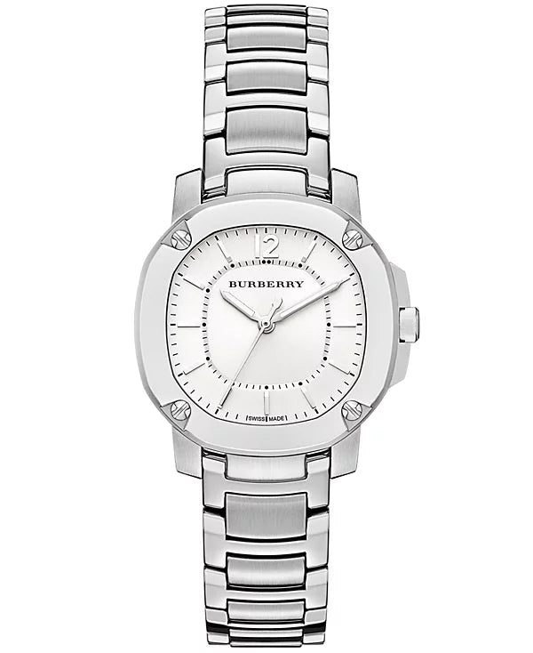 Burberry The Britain Silver Dial Silver Steel Strap Watch for Women - BBY1703 BBY1703 - Image 1