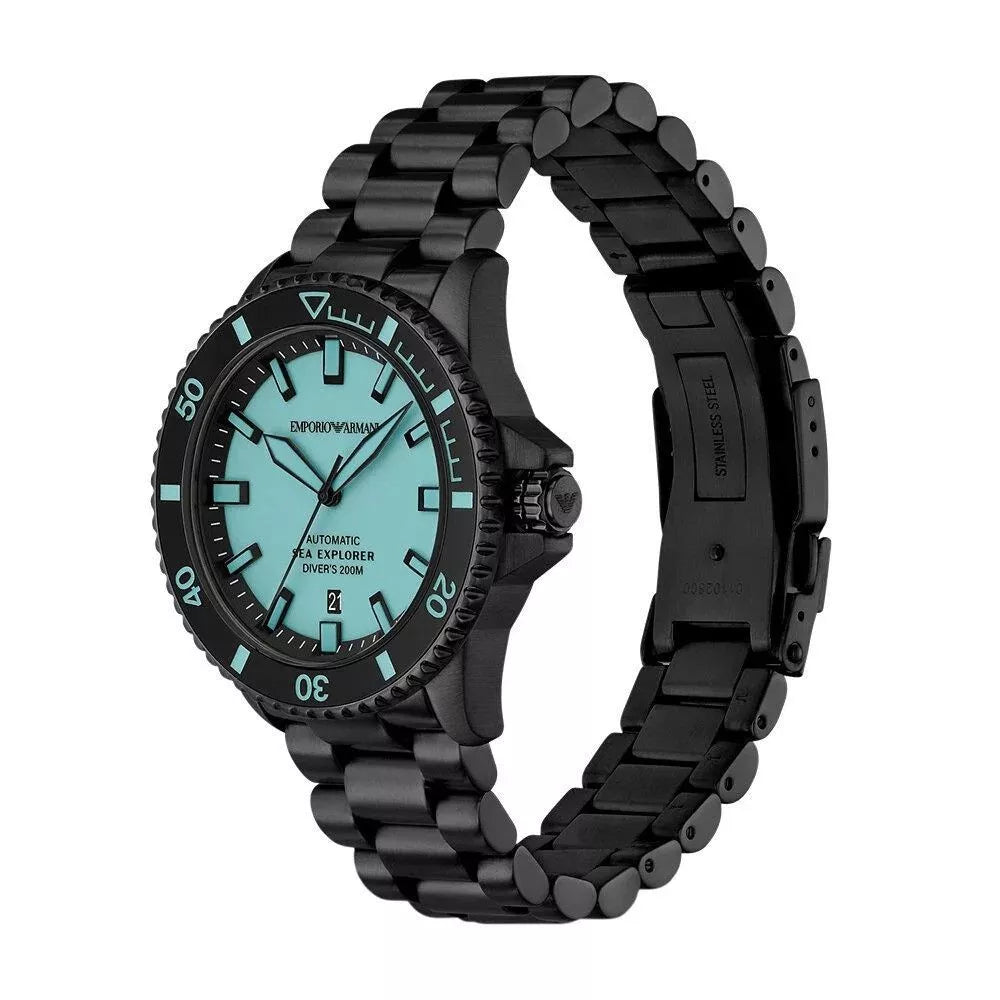 Emporio Armani Sea Explorer Automatic Black Stainless Steel Watch ar60084 ar60084 - Image 2
