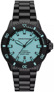 Emporio Armani Sea Explorer Automatic Black Stainless Steel Watch ar60084 ar60084 - Image 1