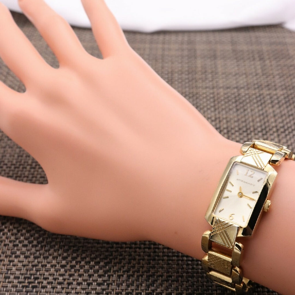 Burberry Heritage Silver Dial Brown Leather Strap Watch for Women - BU4213 BU4213 - Image 5