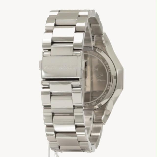 Michael Kors Raquel Three-Hand Crystals Silver Dial Silver Steel Strap Watch For Women - MK7365LE mk7365LE - Image 3