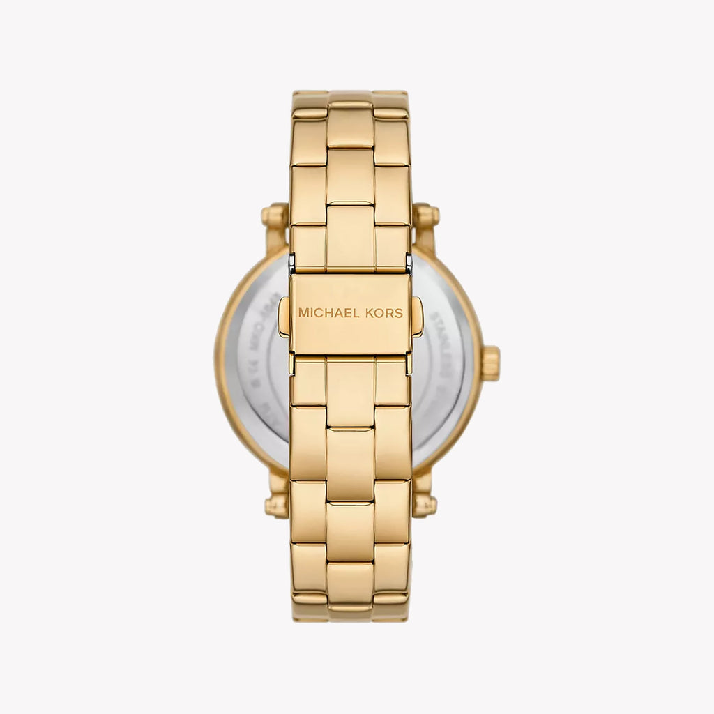 Michael Kors Slim Runway Blue Dial Gold Women'e Watch - MKO1048 MKO1048 - Image 3