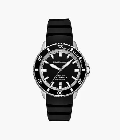 Emporio Armani Men Sea Explorer Textured Straps Analogue Automatic Watch AR60086 ar60086 - Image 2
