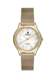 BEVERLY HILLS POLO CLUB Women’s MOP Diamond Watch – BP3167C.120