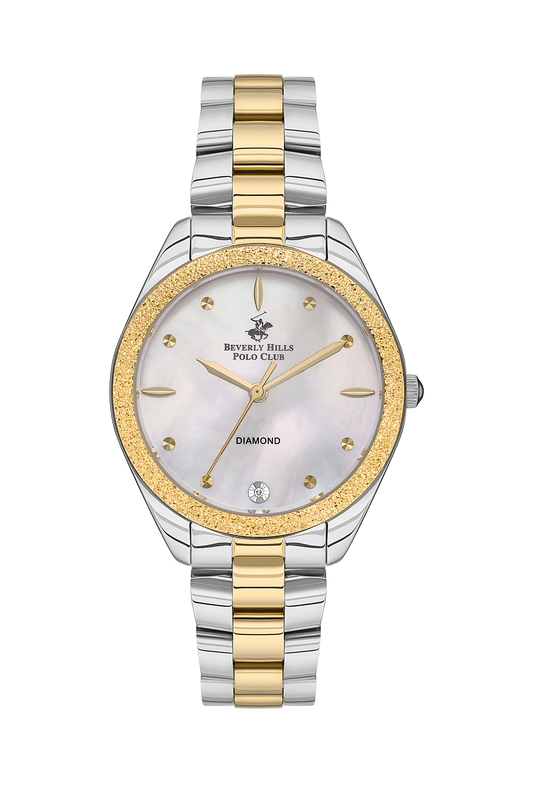 BEVERLY HILLS POLO CLUB Women’s Two Tone Stainless Steel Watch – BP3564C.220