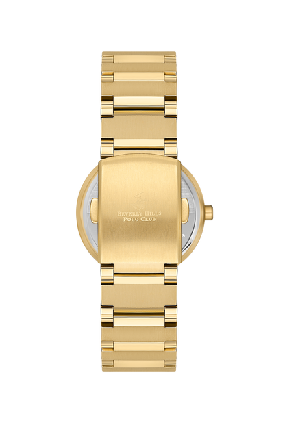 BEVERLY HILLS POLO CLUB Women’s Gold Stainless Steel Watch – BP3568X.120