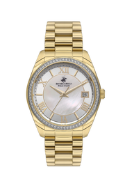 BEVERLY HILLS POLO CLUB Women's 36 MM Gold Analog Stainless Steel Watch – BP3592C.120