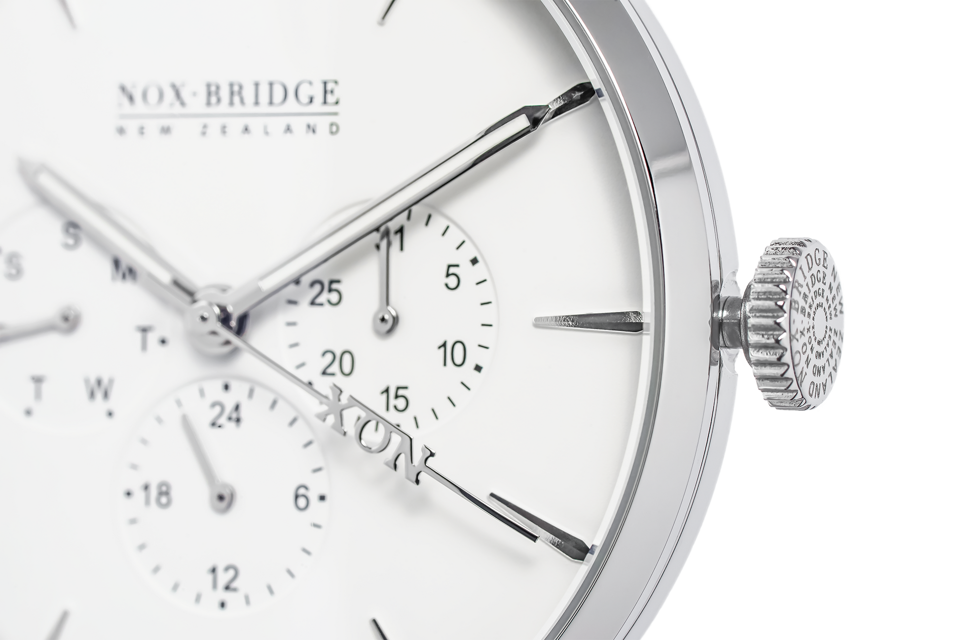 Nox Bridge Silver Men's Watch - Classic Capella Silver 41MM Classic Capella Silver 41MM - Image 3