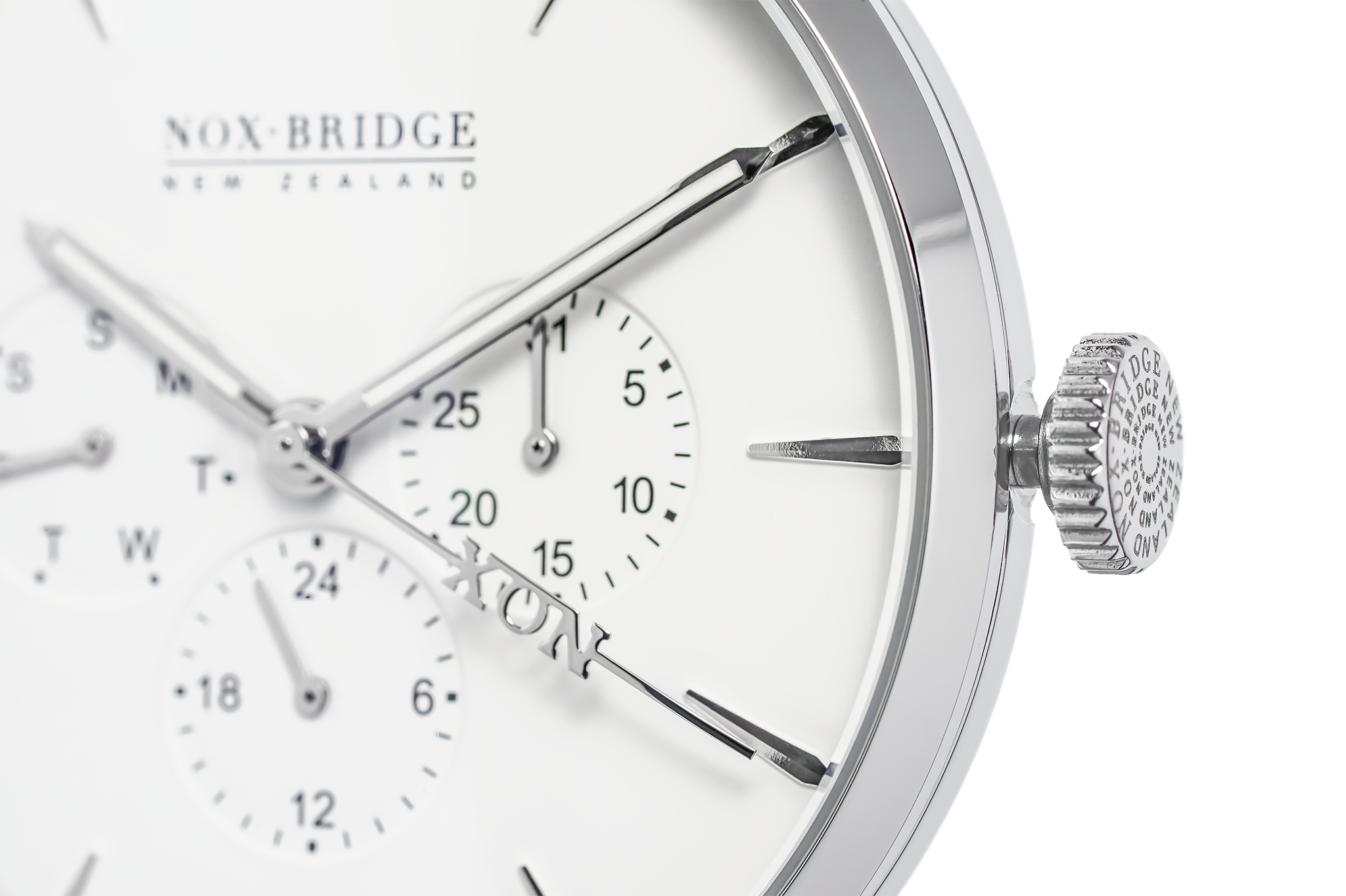 Nox Bridge Silver Men's Watch - Classic Capella Silver 41MM Classic Capella Silver 41MM - Image 3