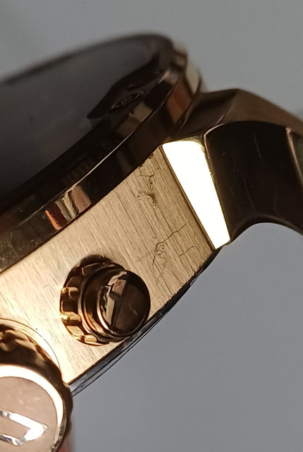 Diesel Mr. Daddy 2.0 Chronograph All Gold Men's Watch DZ7399 (Defect)