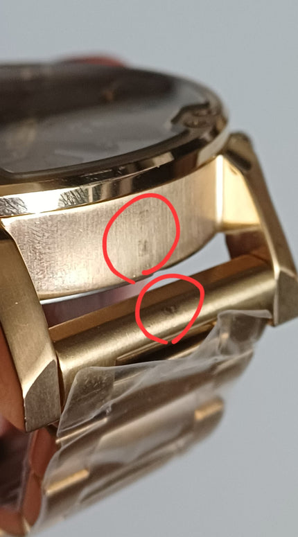 Diesel Mr. Daddy 2.0 Chronograph All Gold Men's Watch DZ7399 (Defect)