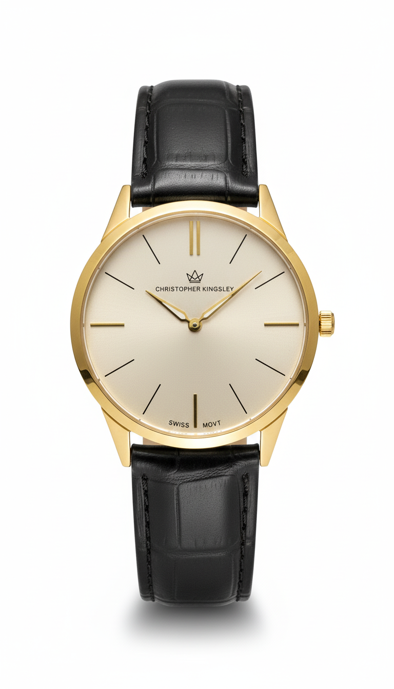 Christopher Kingsley Gold Men's Watch - 00000