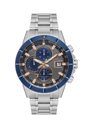 Quantum Men's Grey Dial Chronograph Watch – HNG1067.360