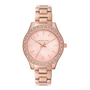 Michael Kors Liliane Rose Gold Ladies Watch - MKO1068 mk01068 - Image 1