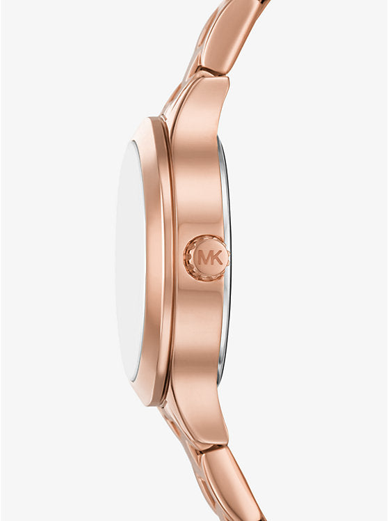 Michael Kors Mini Aspyn Pavé Rose Gold-Tone Watch - MKO1087 mk01087 - Image 2