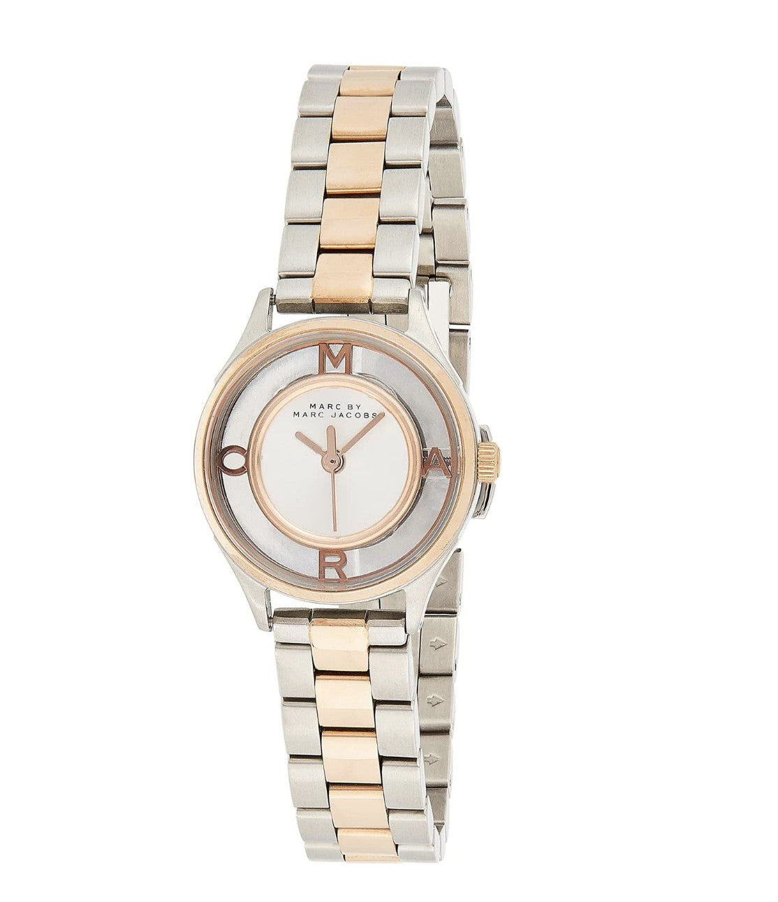Marc By Marc Jacobs Tether White Dial Two Tone Watch MBM3418