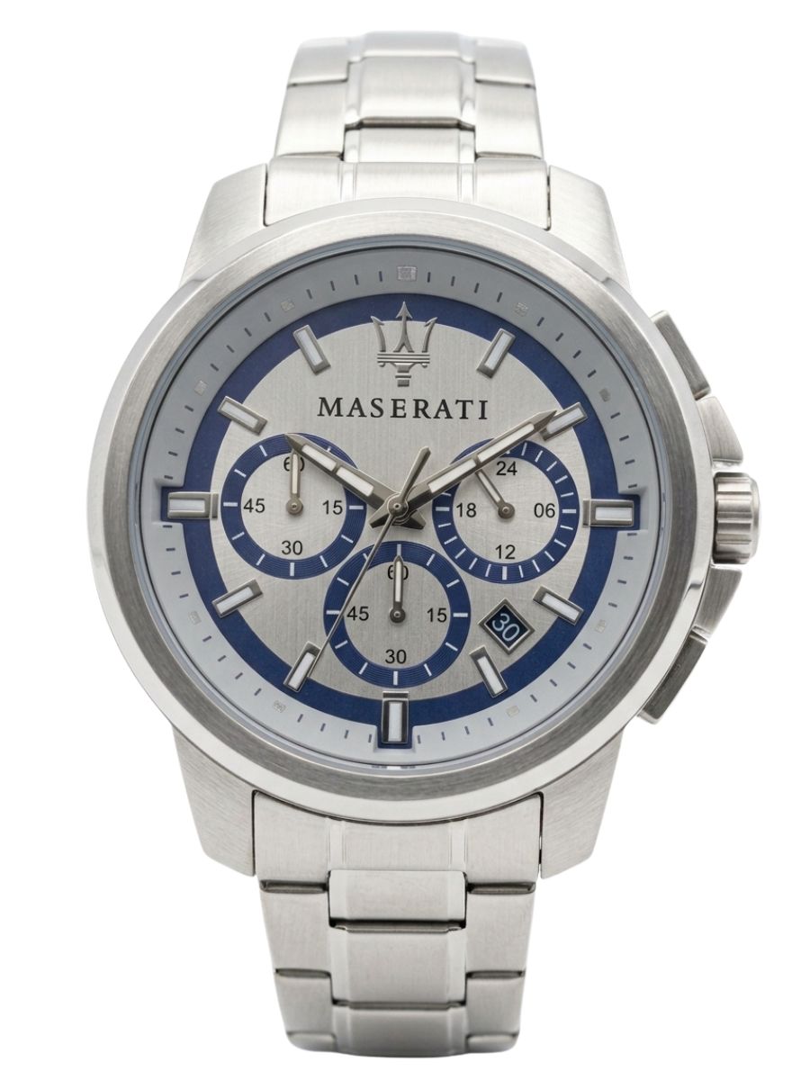Maserati Successo Chronograph Silver Dial Men's Watch R8873621006