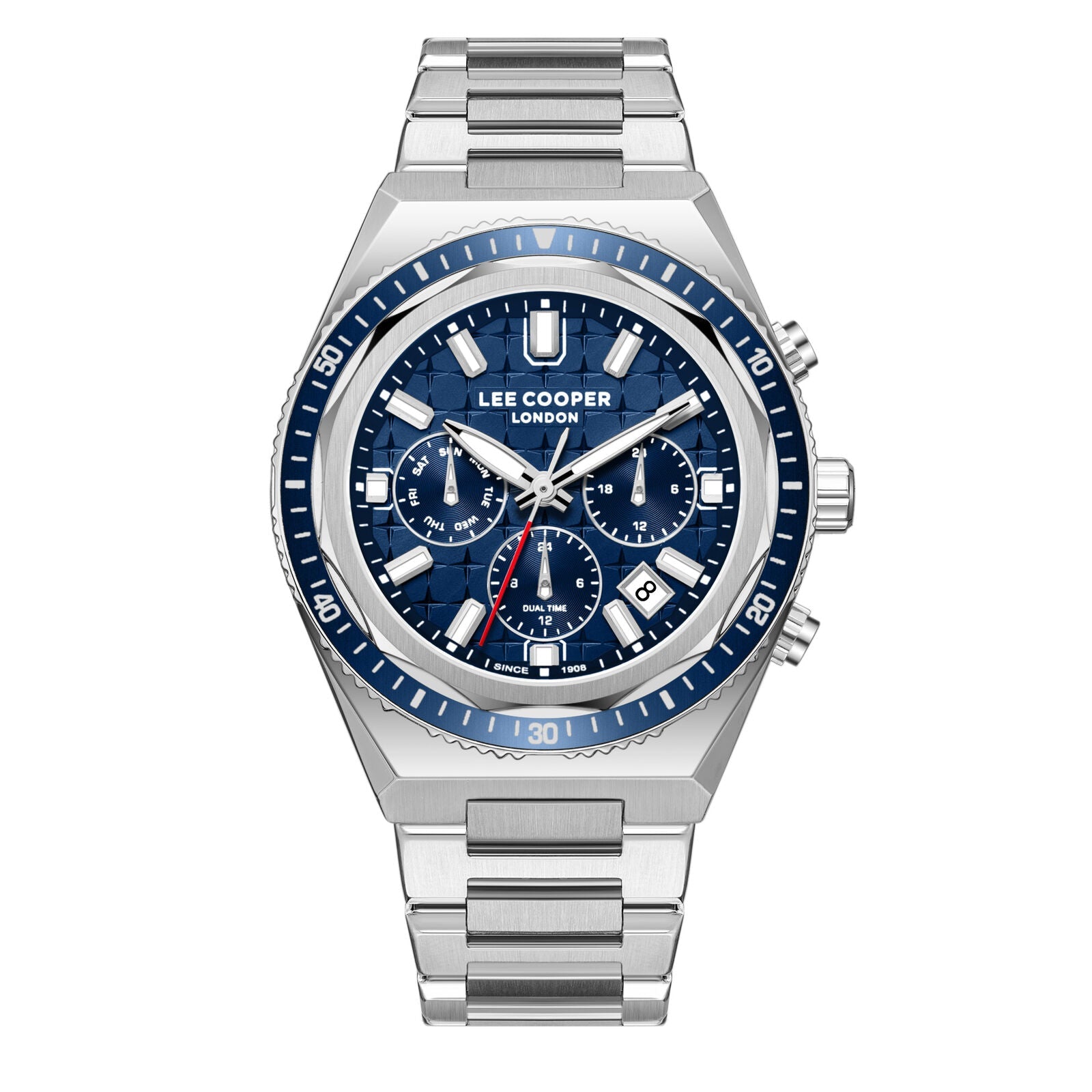 Lee Cooper Silver Men's Watch LC08317.390 LC08317.390 - Image 1