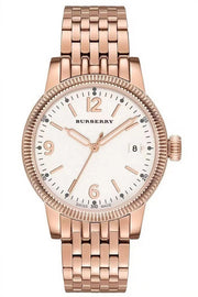 Burberry Analog White Dial Rose Gold Steel Strap Watch for Women - BU7874 BU7874 - Image 1