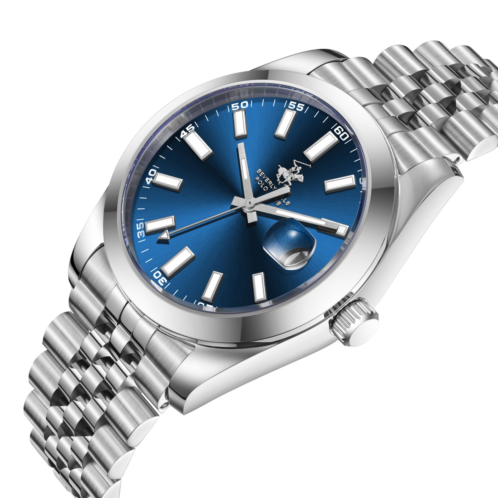 Beverly Hills Polo Club Silver Stainless Steel Men's Watch - BP3810X.390 BP3810X.390 - Image 2