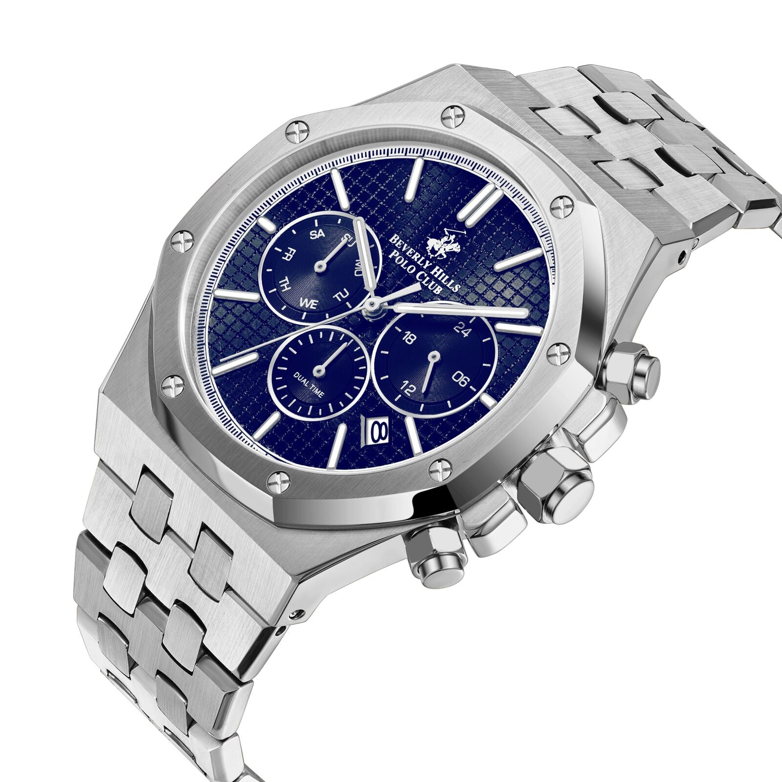 Beverly Hills Polo Club Silver Men's Watch BP3051X.391