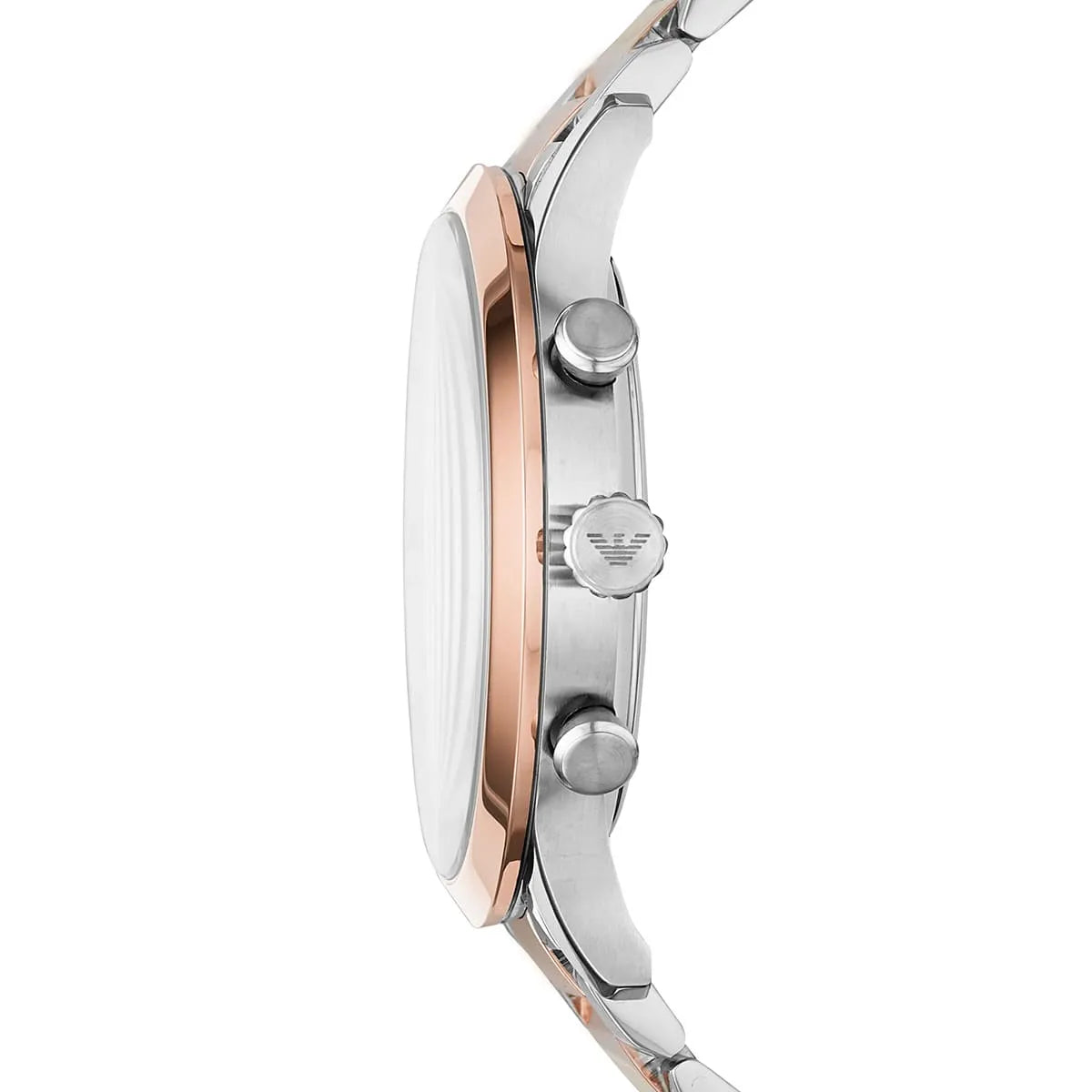 Emporio Armani Giovanni Chronograph Quartz White Dial Two Tone Steel Strap Watch For Men - AR11209 AR11209 - Image 7