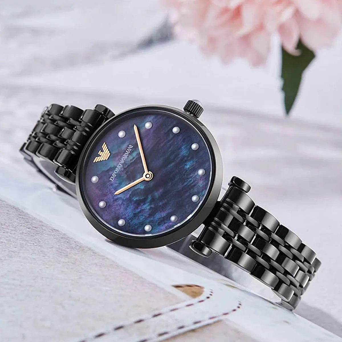 Emporio Armani Black Ladies Watch - AR11268 AR11268 - Image 6