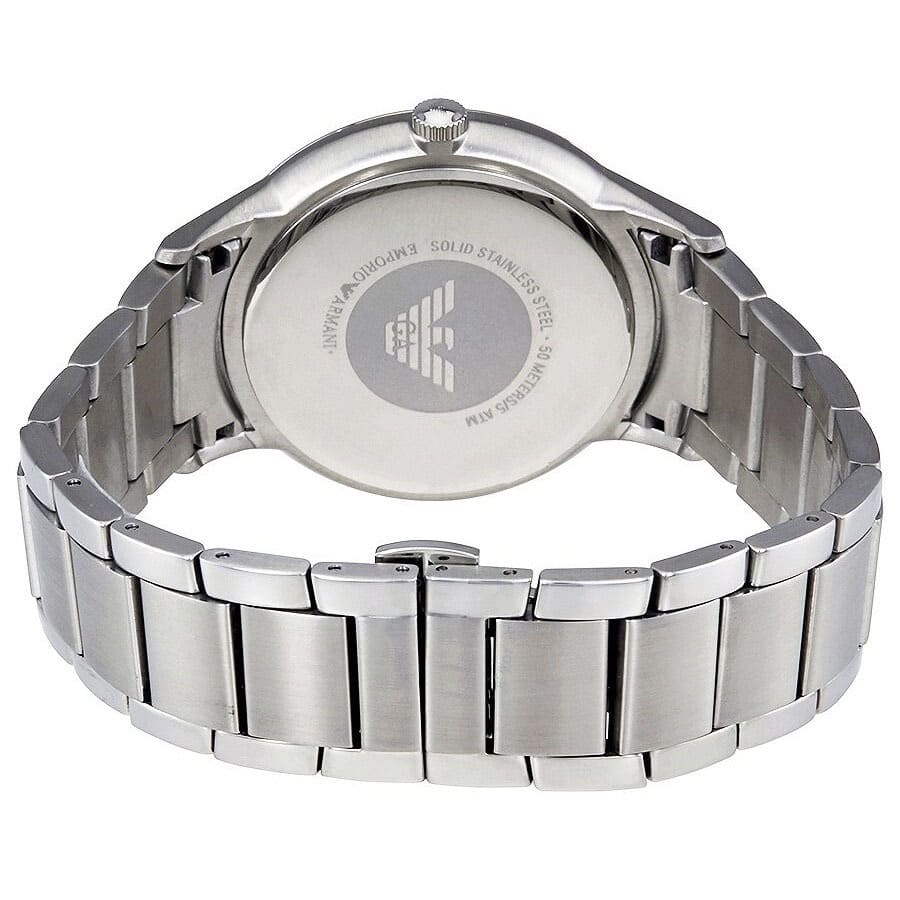 Emporio Armani Renato Quartz Grey Dial Silver Steel Strap Watch For Men - AR2514 AR2514 - Image 6