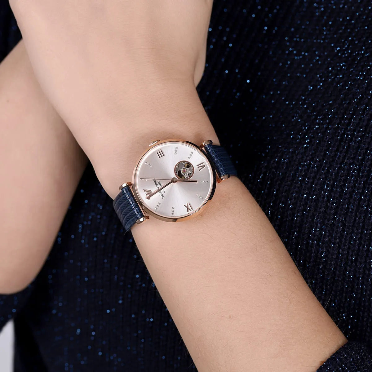 Emporio Armani Rose Gold Ladies Watch - AR60020 AR60020 - Image 7