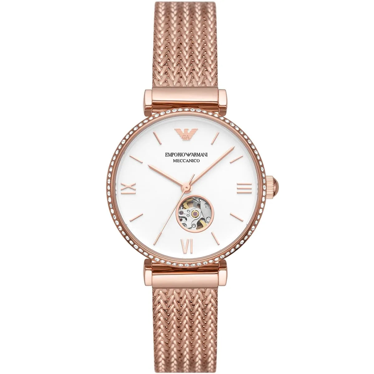 Emporio Armani Rose Gold Ladies Watch - AR60063 AR60063 - Image 1