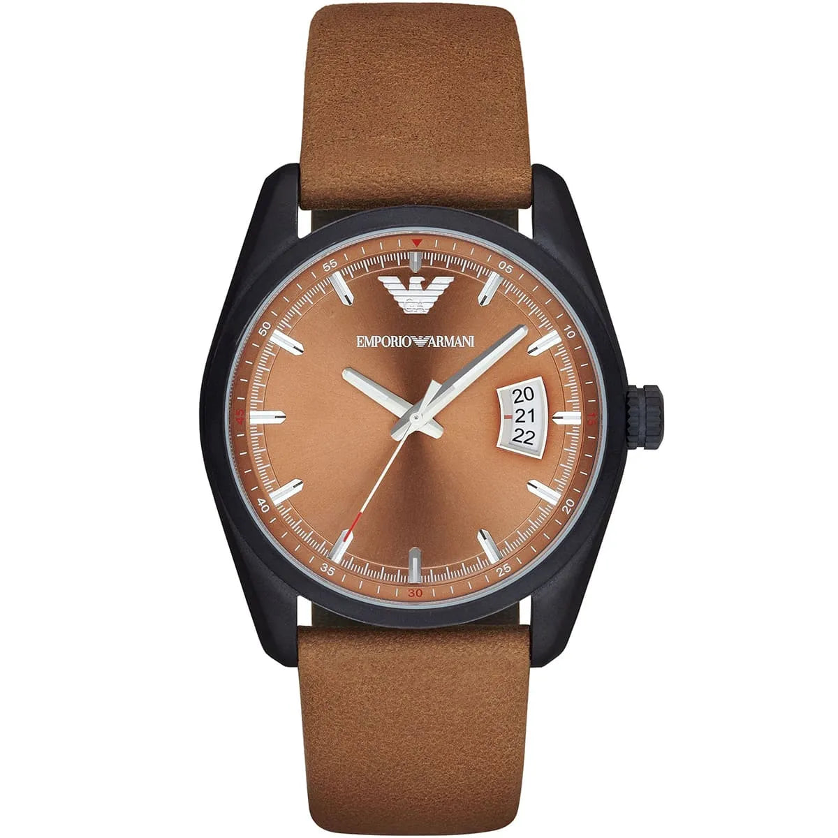 Emporio Armani Black Men's Watch - AR6080 AR6080 - Image 1