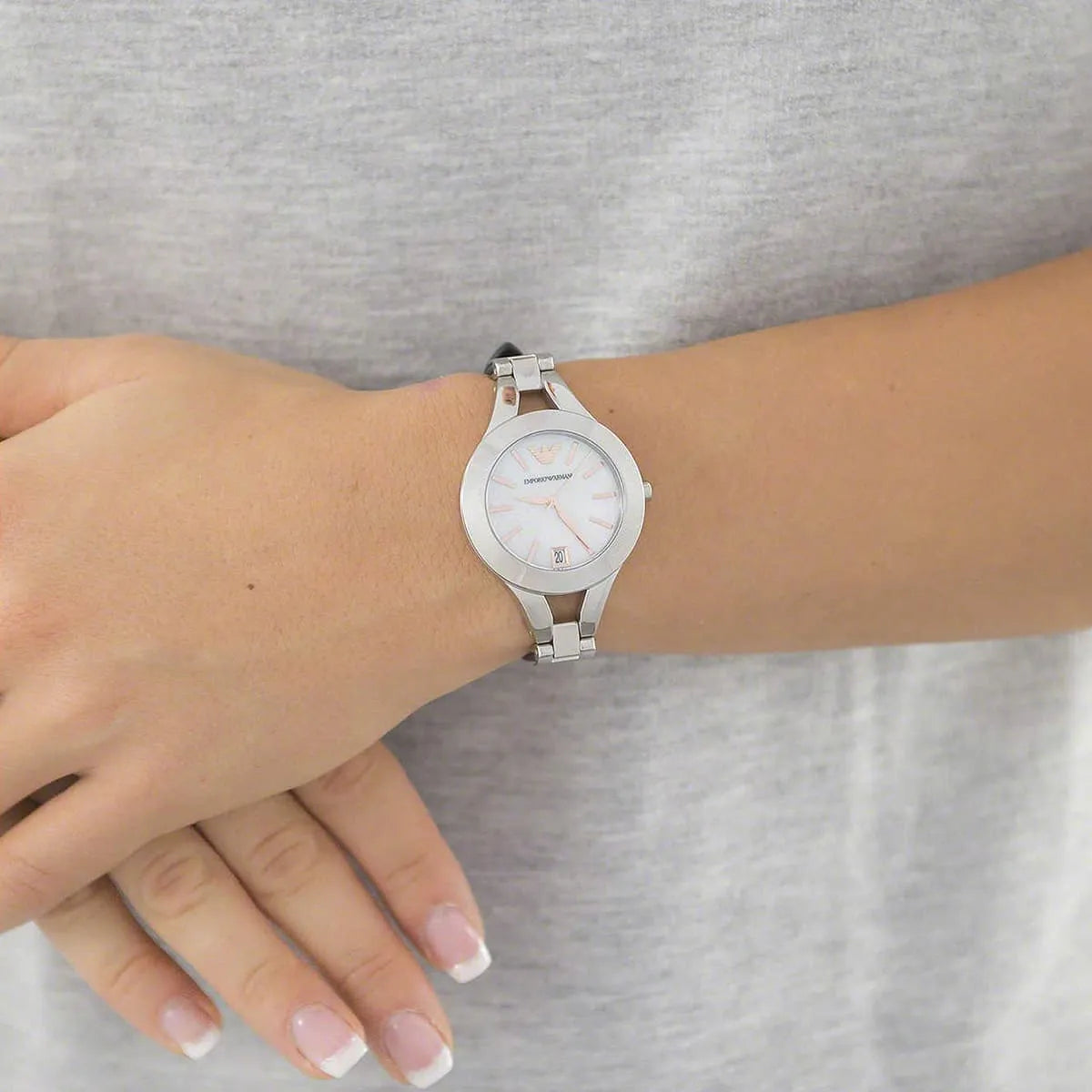 Emporio Armani Silver Ladies Watch - AR7429 AR7429 - Image 5