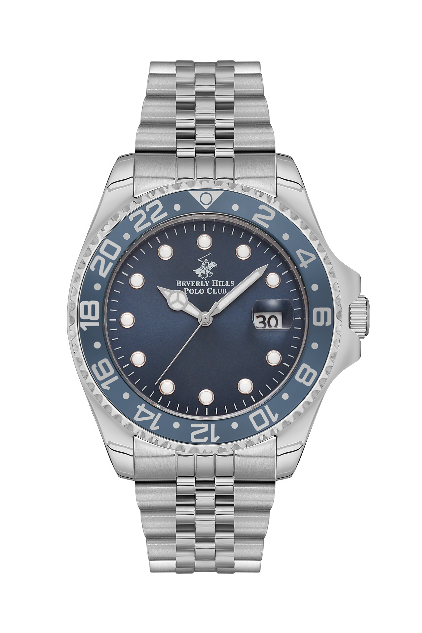 BEVERLY HILLS POLO CLUB Men’s Analog Dark Blue Dial Watch – BP3126X.390 - Watch
