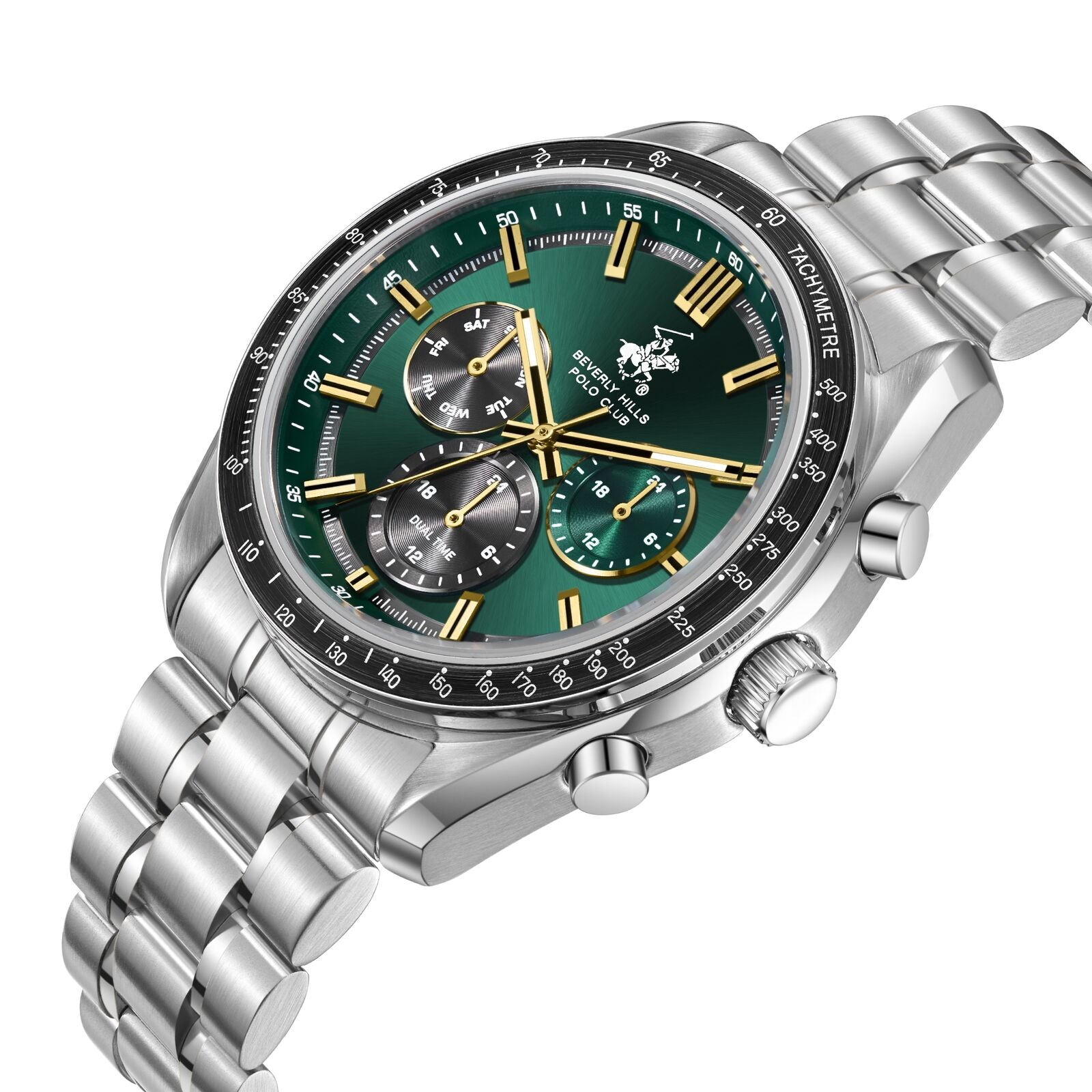 Beverly Hills Polo Club Silver Men's Watch - BP3814X.370