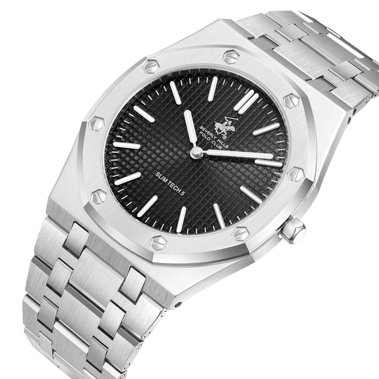 Beverly Hills Polo Club Silver Men's Watch - BP3825X.360 BP3825X.360 - Image 2