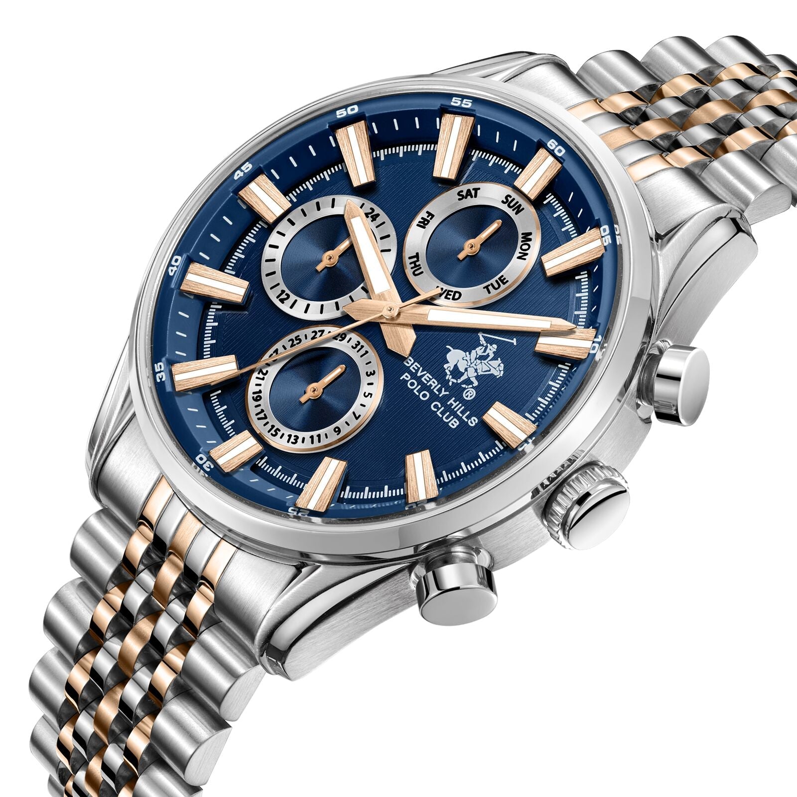 Beverly Hills Polo Club Two tone Men's Watch - BP3823X.590