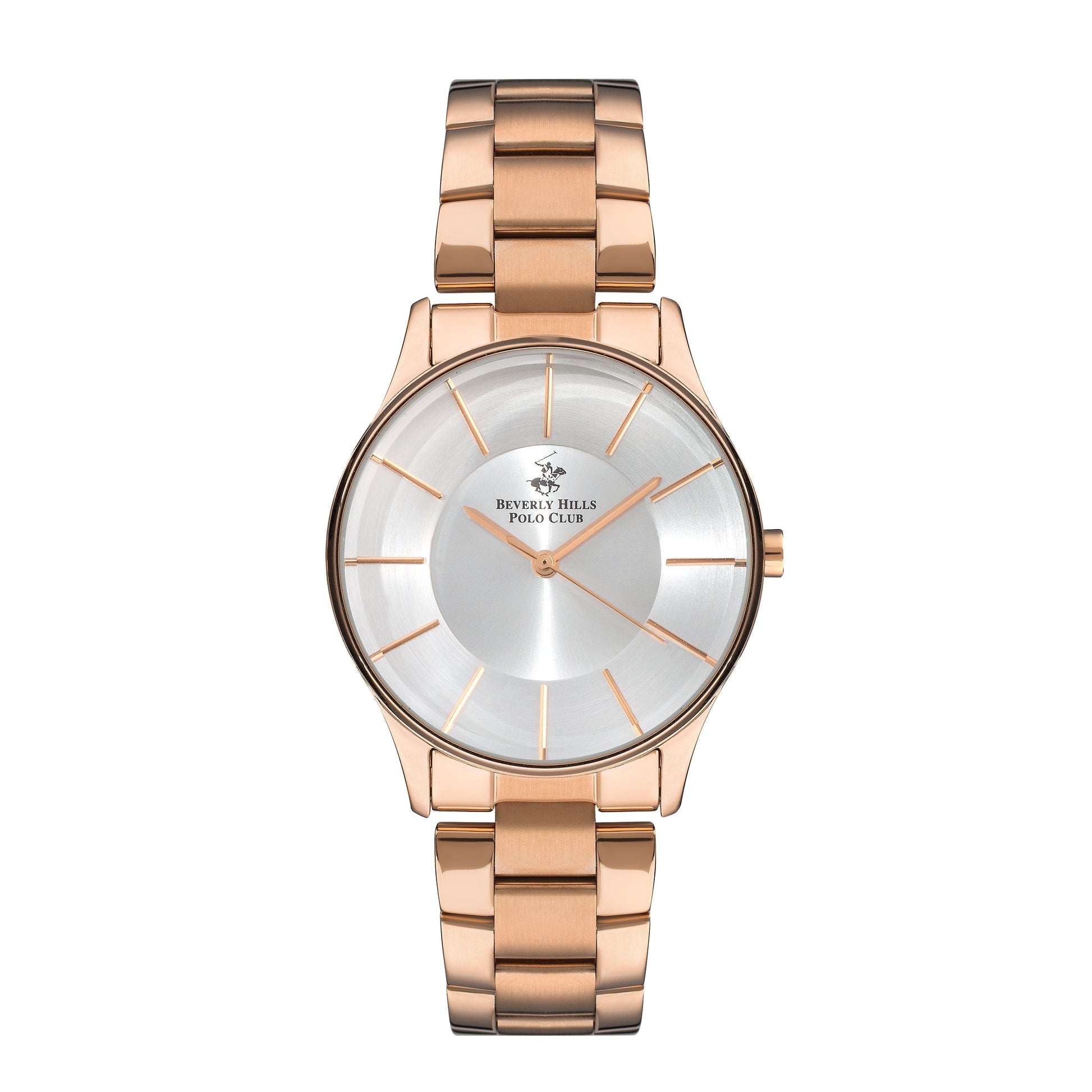 BEVERLY HILLS POLO CLUB Women’s Analog Silver Sunray Dial Watch – BP3286X.430 - Watch