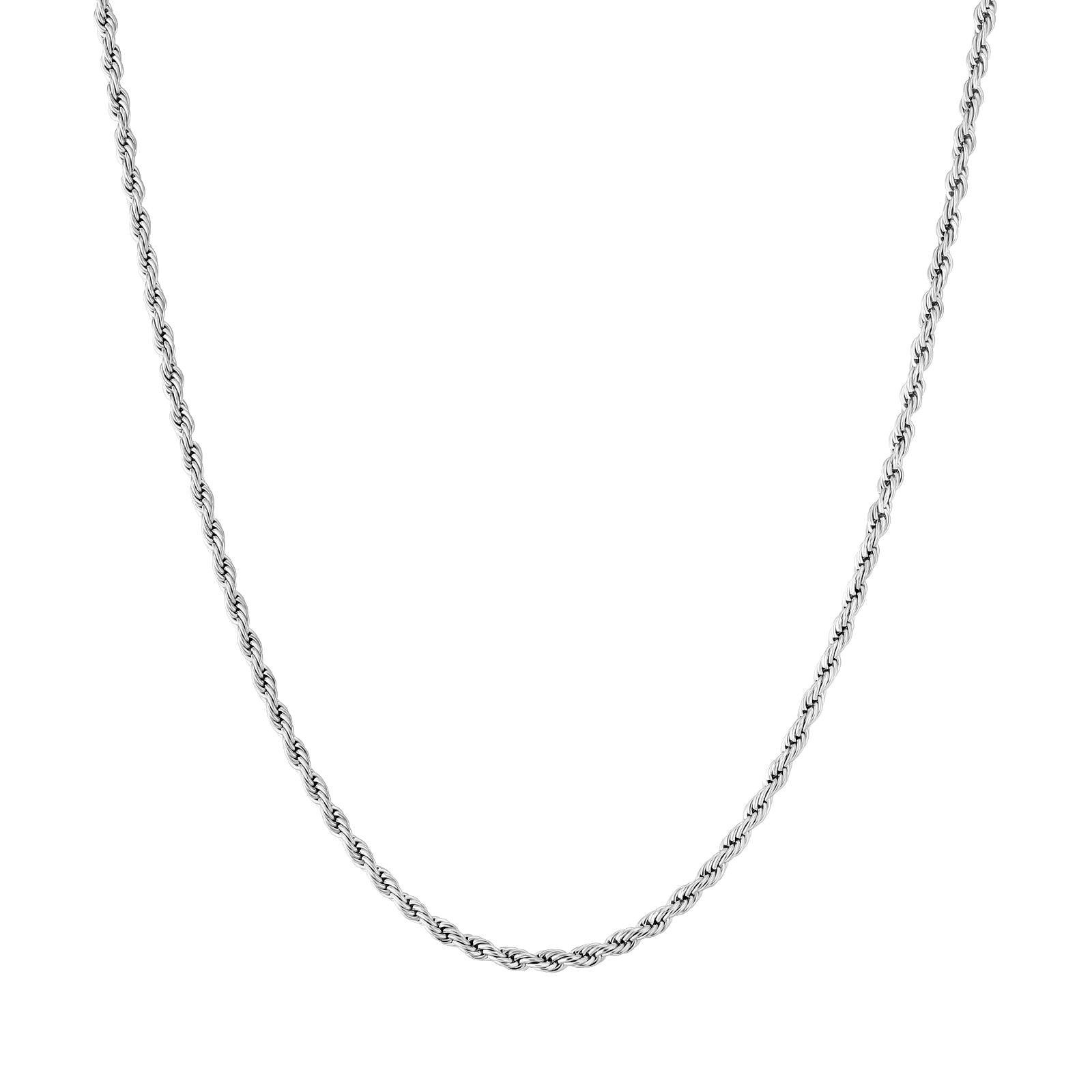 Big Daddy 2.5mm Stainless Steel Silver Rope Chain - Chain