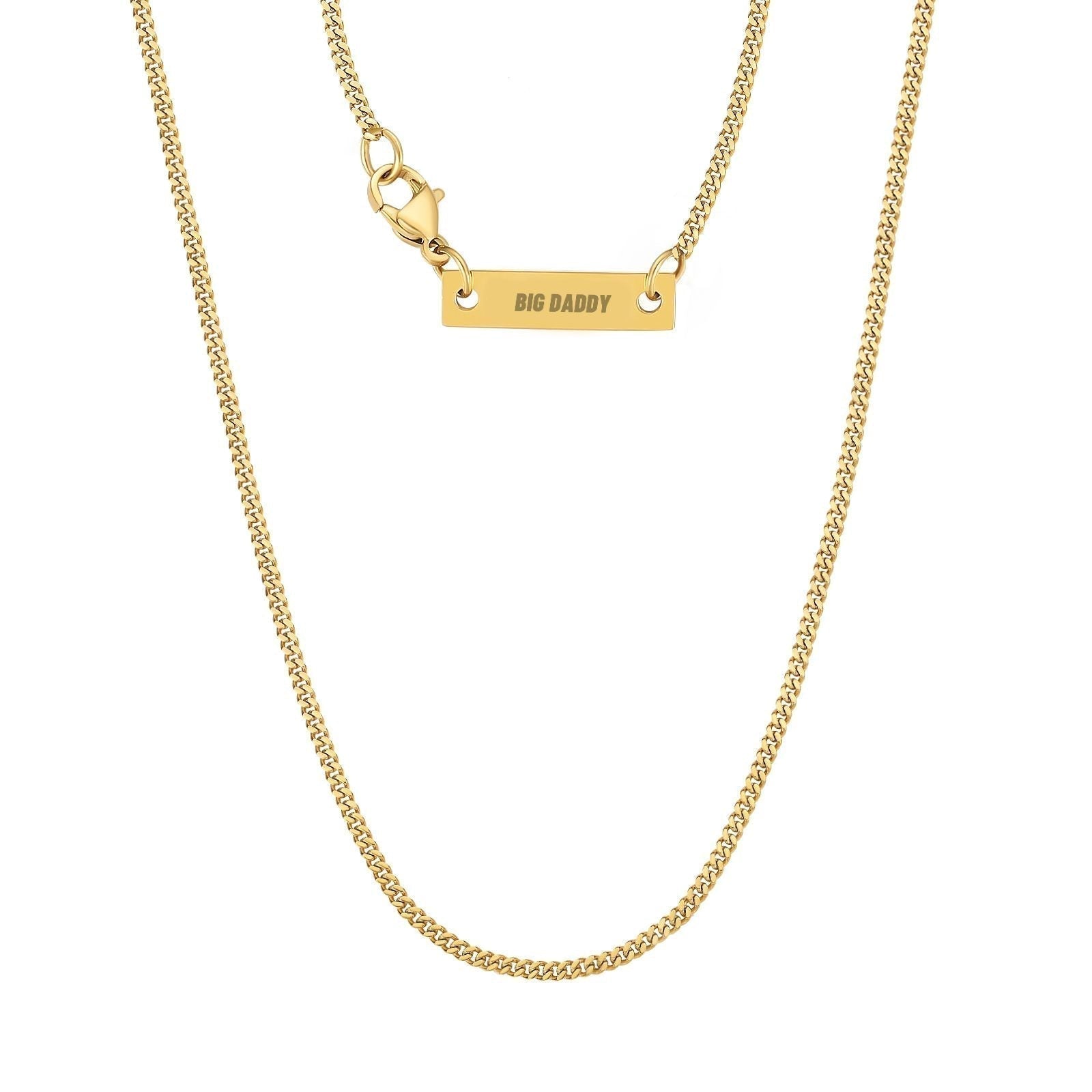 Big Daddy 2mm Cuban Gold Chain - Chain
