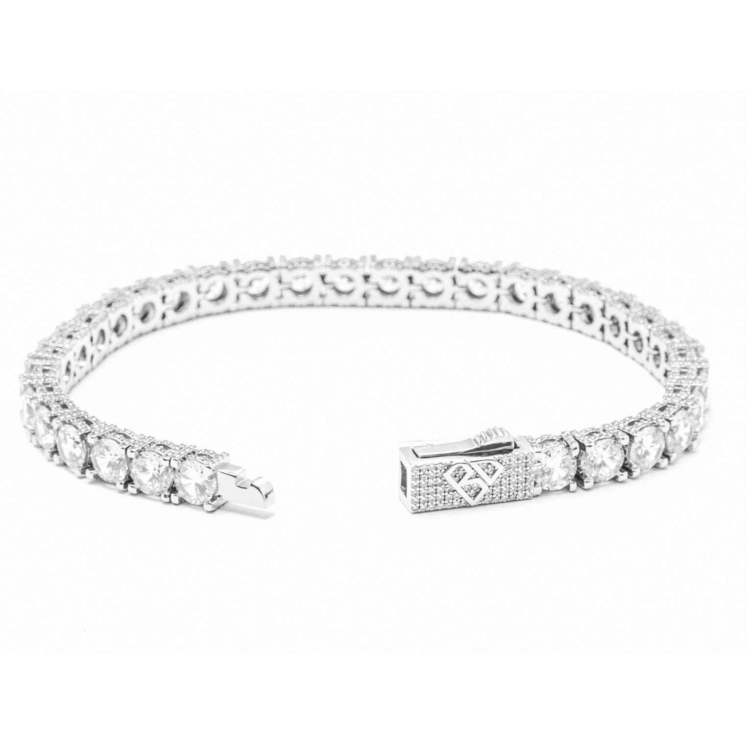 Big Daddy 6MM Diamond Silver Tennis Bracelet - Bracelet