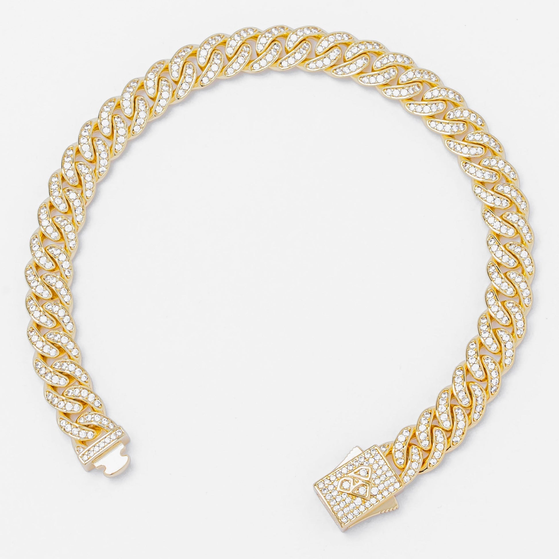 Big Daddy 8MM Bling Cuban Gold Bracelet - Bracelet