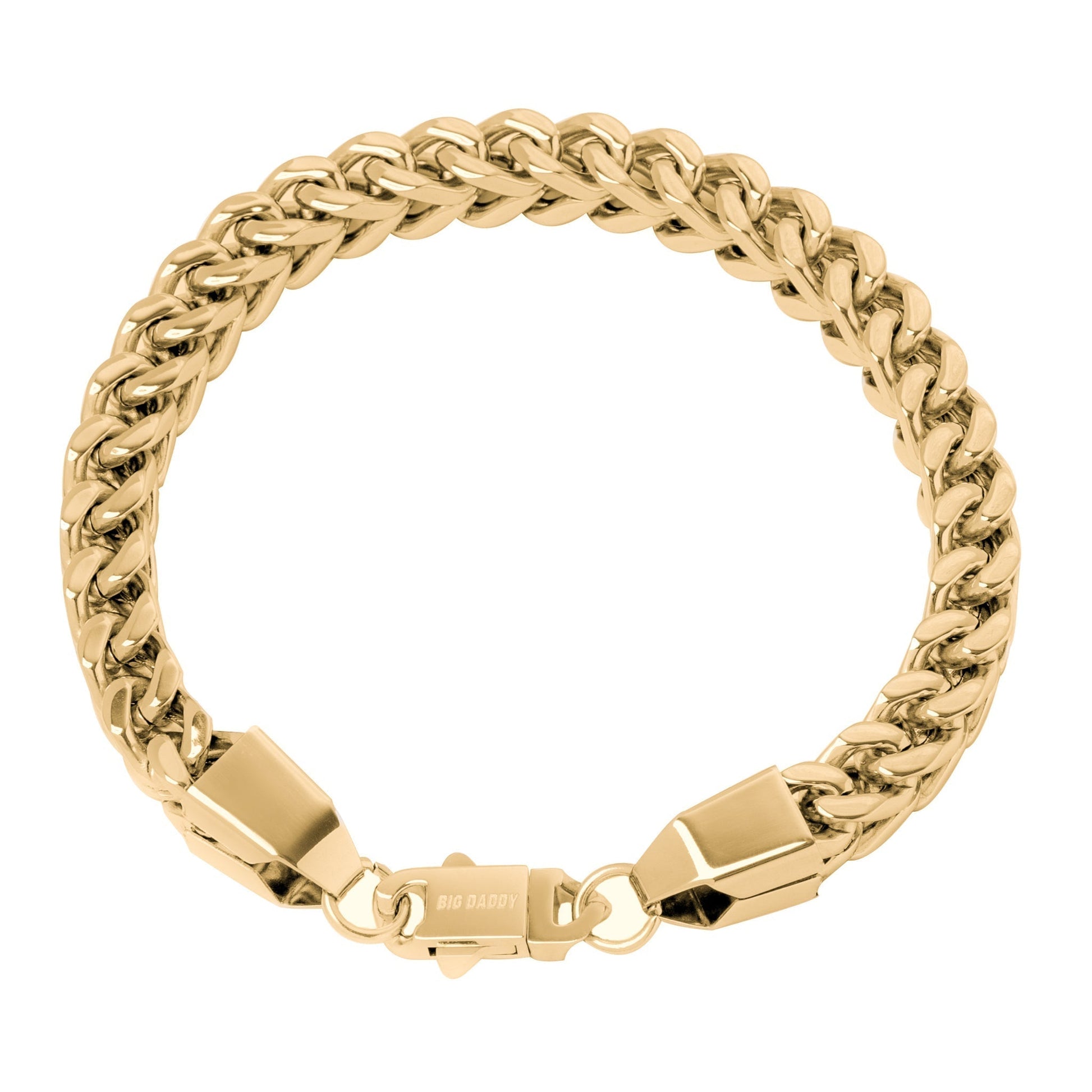 Big Daddy 8MM Gold Cuban Bracelet - Bracelet