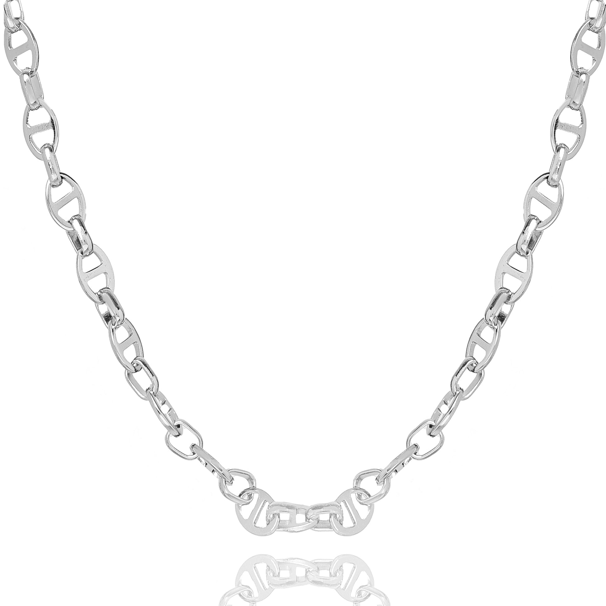 Big Daddy 8MM Silver Steel Mariner Link Chain - Chain
