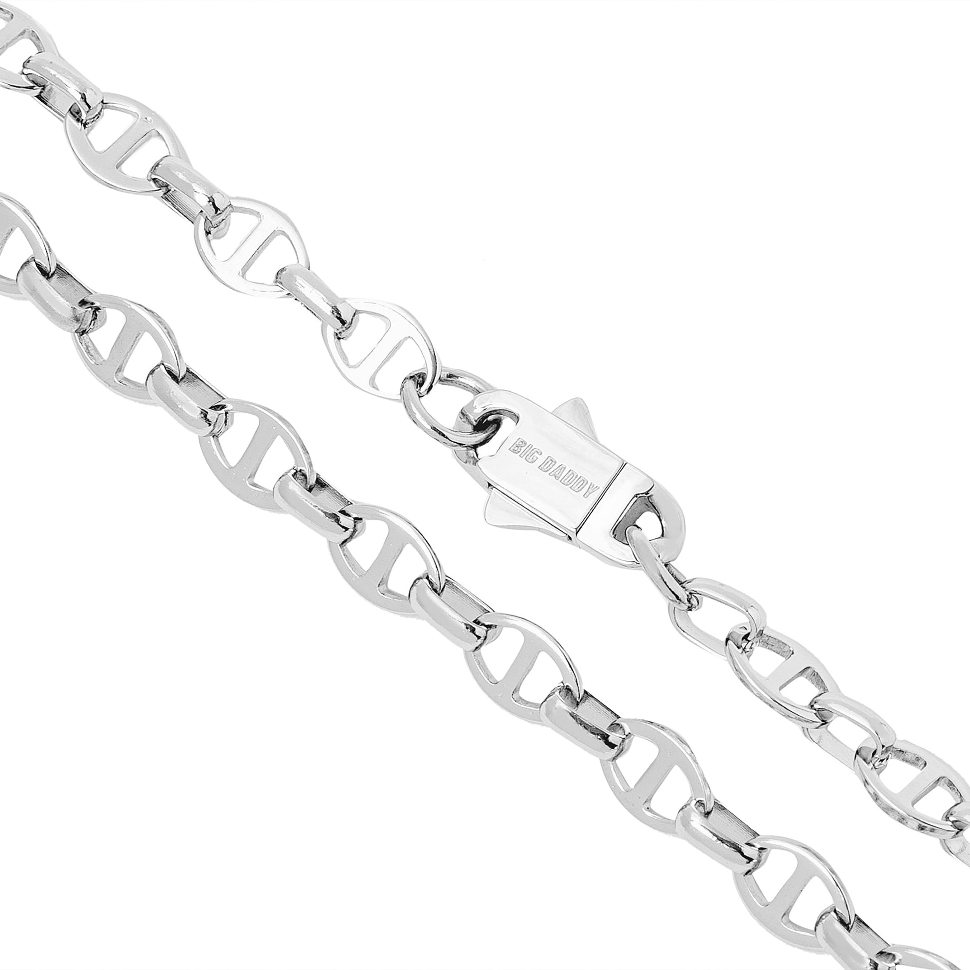 Big Daddy 8MM Silver Steel Mariner Link Chain - Chain