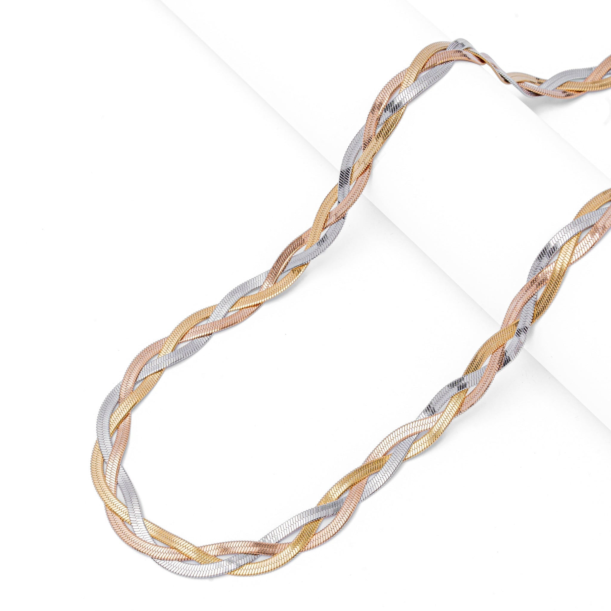 Big Daddy 8MM Two-Tone Flat Herringbone Chain - Chain