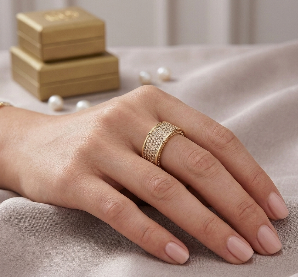 Big Daddy Boujee Diamond Iced Out Ring