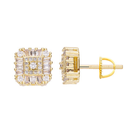Big Daddy Iced Out Diamond Stud Earring 2.0