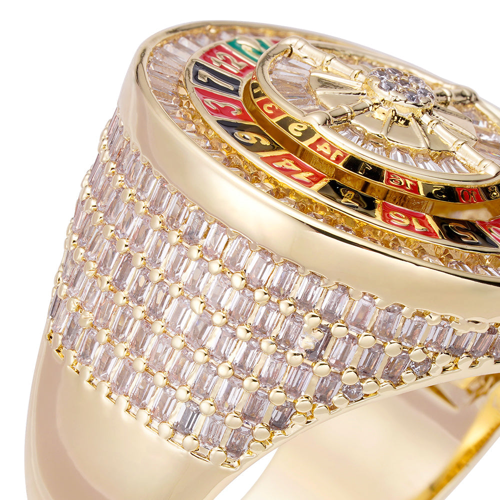 Big Daddy Roulette Baguette Diamond Ring - Ring