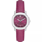 Burberry The Britain Pink Dial Pink Leather Strap Watch for Women - BBY1715 BBY1715 - Image 1